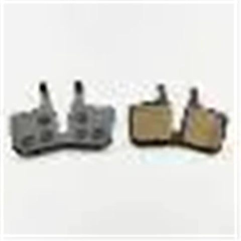 Top Grade Semi Metal Resin Brake Pads Designed For Four Piston Hydraulic Disc Rotors, showcasing structural composite resin construction.