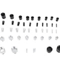 Top Tier 44 Piece Metric And Imperial Fastener Gauge Set Made From Durable Aluminum for precise thread checking and size measurement.