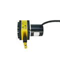 400mm Stroke Range Displacement Sensor With Draw Wire Encoder For Pull Motion Position Sensing CESI S400 Push Pull Output, side view