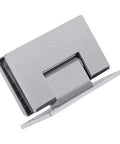Frameless Shower Door Hinge For 8-10mm Glass Heavy Duty Brushed Stainless Steel Wall Mount Bracket 90 Degree Auto Close Fits Doors Up To 800mm Wide Dope Upgrade For Modern Bathrooms, brushed stainless steel hinge