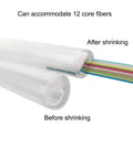 Pro Grade Ribbon Mass Fiber Optic Fusion Splice Sleeve 40mm Heat Shrink Tube For Ribbon Cables Holds Up To 12 Fibers