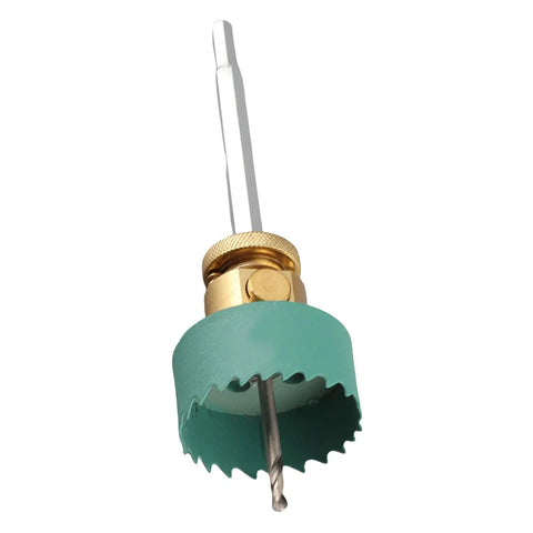 Heavy Duty Recessed Lights Hole Saw Kit For Drywall Installers Includes Can Light Cutter With Connecting Rod And Drill Bit, 70mm
