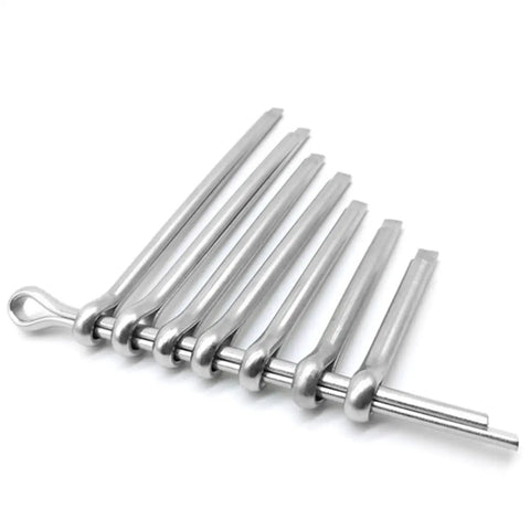 220 Piece Dowel And Cotter Pin Assortment Kit For Automotive Repair With Hairpin And Hitch Pins Versatile Fasteners For Mechanics Garage Use Easy Install And Secure Fit, stainless steel cotter pins