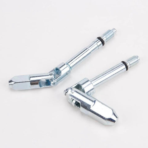 2 Pieces Jack Joint Metal Tool Kit With Dual Pump Horizontal Jack Parts And Oil Seal Portable U Joint Rebuild Kit displayed