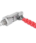 Heavy Duty Quick Release Toggle Clamp With Push Pull Action for Fast, Repeatable Clamping, stainless steel, red handle