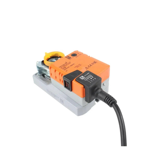 Kick Ass Modulating Damper Actuator 10 Nm Torque Powered By 24 Volt AC DC Current with position feedback connection.