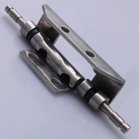 Flat Out Durable Heavy Duty Cabinet Hinges Thickened Rust Proof Steel For Switch Boxes And Barn Doors Smooth Silky Movement Built Like A Brick With Zero Fade Hassle Today, showing a robust steel hinge with detailed design.