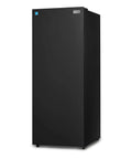 Hella Spacious 11 Cu Ft Stand Up Freezer And Refrigerator Combo Rocking Garage Ready Convertible Design For Ample Storage And Reliable Chill In Sleek Black Finish That Hits Different, front view.