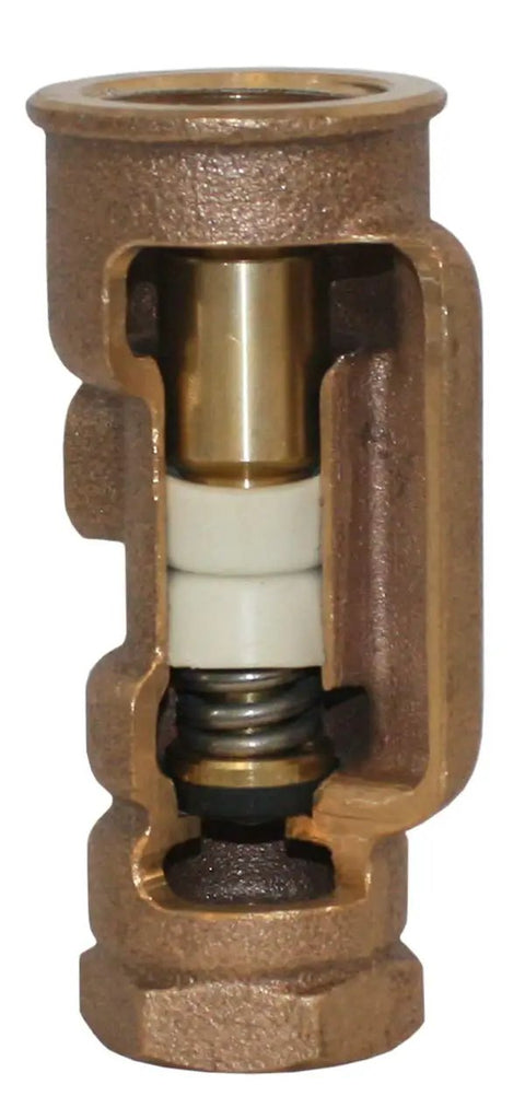 AnyFlow Yard Hydrant Plunger Assembly Replacement Kit for Universal Fit showing brass G65 plunger bushing in detail