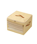 Heavy Duty Extra Large Storage Bins Foldable Moisture Resistant Moving Bags With Clear Window Space Saving Stacker For Damp Spaces And Tight Units with stacked towels.