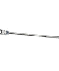 Go-To Extra Long 18 Inch 100 Tooth Half Inch Drive Flex Head Ratchet Wrench For Nano Style Impact Sockets, low profile view