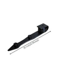 Heavy Duty Low Profile Barn Door Roller Set Featuring Slick Gliding Steel Wheels For Quick Farmhouse Renovations And Smart Closet Hardware Swaps That Offer Real Big Bang For Your Buck - matte black steel mounting hardware, 15.1cm length.