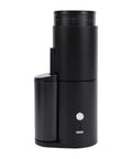 Top Shelf Portable Burr Coffee Grinder Featuring 38mm Stainless Steel Conical Blades And Anti Static Magnetic Cup for travel brewing.