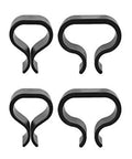 Durable No Slip Clips For Rattan Chairs And Sectional Sofas, Reliable Fasteners For Wicker Furniture, Heat Resistant Plastic Connectors, Set of Four