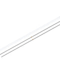 Two Pack 1100mm TR8X1 Lead Screws With Brass Nuts, 1mm Pitch, 1 Start, 1mm Lead, 304 Stainless Steel Rods For 3D Printer Upgrades, Includes Plastic Packaging Tube, Silver.