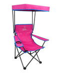 Kids Outdoor Canopy Chair With Adjustable Shade For Camping And Beach Folding Chair With Cup Holder And Carry Bag Portable