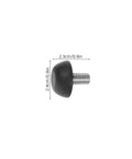 Heavy Duty Adjustable M8 Threaded Furniture Leveling Feet Set Of 20 With Precise Height Adjustment And Easy Install For Tables Desks And Beds Durable Plastic And Metal Construction, 2.3cm x 2.4cm
