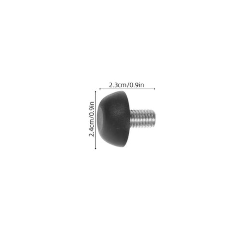 Heavy Duty Adjustable M8 Threaded Furniture Leveling Feet Set Of 20 With Precise Height Adjustment And Easy Install For Tables Desks And Beds Durable Plastic And Metal Construction, 2.3cm x 2.4cm