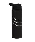 Soaring Glider Pilot Gift Insulated Stainless Steel Water Bottle for Aerial Enthusiasts with glider design