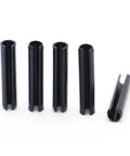 Heavy Duty Spring Dowel Roll Pin Set M1.5 Through M8 Carbon Steel Slotted Roll Pins Pack Of 200 on white background