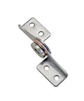 Through-hole damping torque hinge, 304 stainless steel with free-stop blade, durable cabinet hardware, 1 piece