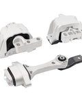 Heavy Duty Engine And Transmission Mount Kit Compatible With Volkswagen Beetle 1998 To 2005 Hella Solid components from different angles.