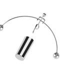 Newton's Cradle Desk Toy Dope Office Decor With Pendulum Motion, Classic Physics Demonstration For Momentum And Energy Transfer