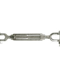 Rock Solid Heavy Duty 3/8X6 Jaw Jaw Turnbuckle Built Like A Tank With Premium 316 Stainless Steel, marine rigging part.