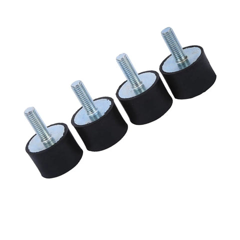 Rugged Heavy Duty Rubber Mounts And Vibration Isolation Shock Absorber For Medical And Mechanical Equipment Reduces Noise And Protects Gear With Durable Rubber And Zinc Coated Steel M8x23 VD30x20 set of four