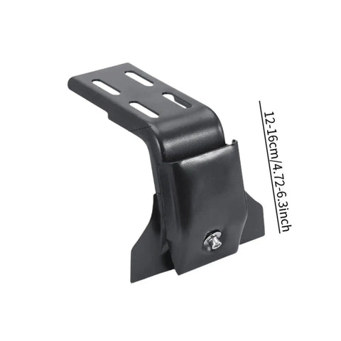 Heavy Duty Roof Rack Mount Brackets For SUVs And MPVs Gutter Clamp System, adjustable height 12-16 cm, alloy construction.
