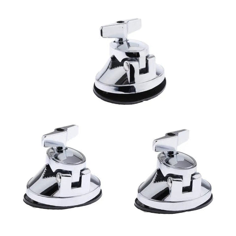 Pack of 3 Tom Drum Mount Bracket Floor Tom Leg Clamp Holder for Dope Drum Hardware Parts Durable Zinc Alloy Base Easy Install Sturdy Floor Tom Mounts Percussion Accessory Set for Studio and Stage