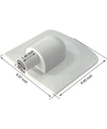 Vacuum Plate Adapter For Summer Wave Skimmer Filtration Pump System Replacement Replaces P58PP1955W05 shown with dimensions