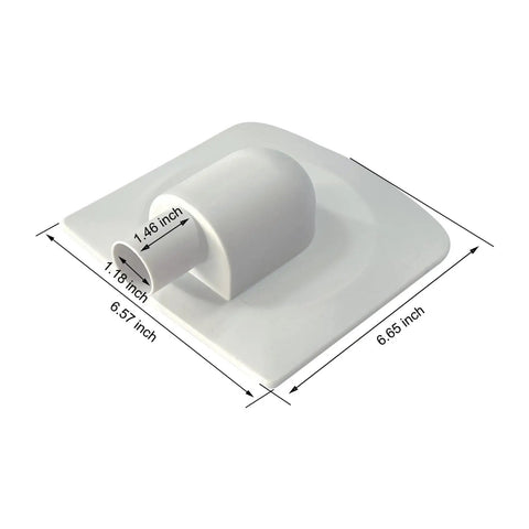 Vacuum Plate Adapter For Summer Wave Skimmer Filtration Pump System Replacement Replaces P58PP1955W05 shown with dimensions