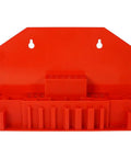 Red storage case for 58 Piece T Slot Clamping Kit For Milling Machines With Seven Sixteenths T Slot And Three Eighths Inch Threaded Stud Hold Down Clamp Set.
