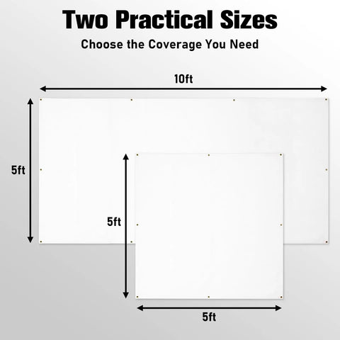 Heavy Duty Archery Backstop Net 5 By 10 Feet With Rope And Hooks Portable Arrow Catcher for size comparison illustration