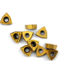 Pro Grade Carbide Turning Inserts WCMT06T304 WCMT32.51 Diamond 55 Degree Chipbreaker for CNC Lathe Turning, 10 Pack