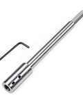 Tough As Nails Ten Inch Forstner Bit Extension Boosts Drill Depth By An Additional Eight Point Seven Five Inches For deep woodturning with hex key.