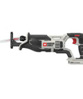 Top Shelf 20V Max Cordless Drill And Reciprocating Saw Combo Kit With High Speed Drive And All Metal Gearbox For Handy Folks Who Want Reliable Kick Ass Power With Zero Cord Tangles Ever Again, Reciprocating saw with 20V lithium battery.