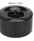 90Mm PU 80A Shockproof Wheel Set for DIY Electric Scooters and Skateboards, black wheel, 90mm diameter, 52mm width