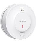 No Sweat Ten Year Battery Photoelectric Smoke Detector With Cooking Fume Blocker And Tough Build Etl Certified Home Safety Alarm for bedrooms