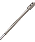 Ten Inch Alloy Steel Forstner Bit Extension Rod For 3/8 Inch Drills Delivers No Sweat Deep Drilling with secure chuck mounting.