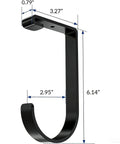 Heavy Duty Bike Hooks Set For Garage Storage Ceiling And Wall Mounts Holds Up To 50 Lbs Each 6 Pack Black