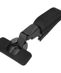 Soft Close Kitchen Cabinet Hinges With Silent Damping For Concealed Doors Large Bend Replacement Hinge, black finish, durable build