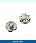 Stainless steel 360-degree disc damping shaft hinge; two concealed mounting plates with adjustable torque (1 N·m).