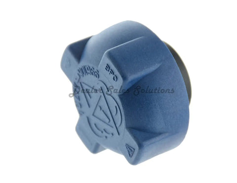 Porsche Radiator Cap OEM Replacement With Mesh Screen 996 106 447 04, close-up of cap texture and durability design.