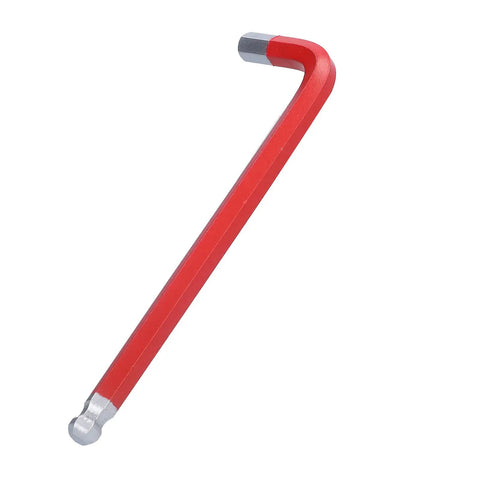 Dope Colorful Hex Wrench Ball End Set With 9 Pieces Long Arm Socket Keys Made From Rustproof Chrome Vanadium Steel For Precise Bike Repair And Daily Home Fix Jobs Your Go To Tool red ball-end hex key