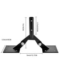Heavy Duty Weathervane Roof Mount with Adjustable Bracket and Set Screws, All Weather Rust Resistant Steel Mount for Home Use