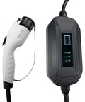 Level 2 Portable EV Charger 220V 16A With 30 Foot Cable Smart EVSE For Electric Cars On The Go Home Charging, charging unit and plug