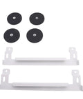 Space Saving Metal Mounting Bracket for RV Boat and Aircraft White Magnetic Satellite Car Mount Kit with suction cups