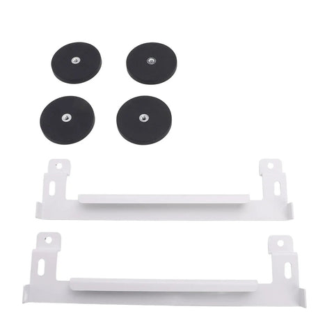 Space Saving Metal Mounting Bracket for RV Boat and Aircraft White Magnetic Satellite Car Mount Kit with suction cups